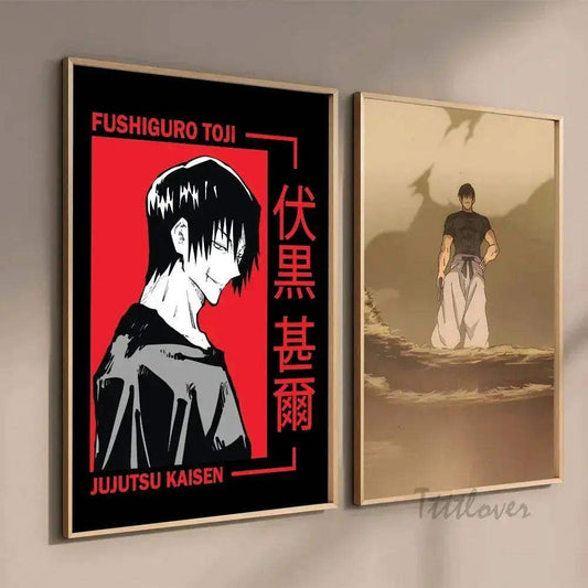 Jujutsu Kaisen Toji Fushiguro Poster Premium Canvas - ToylandEU™