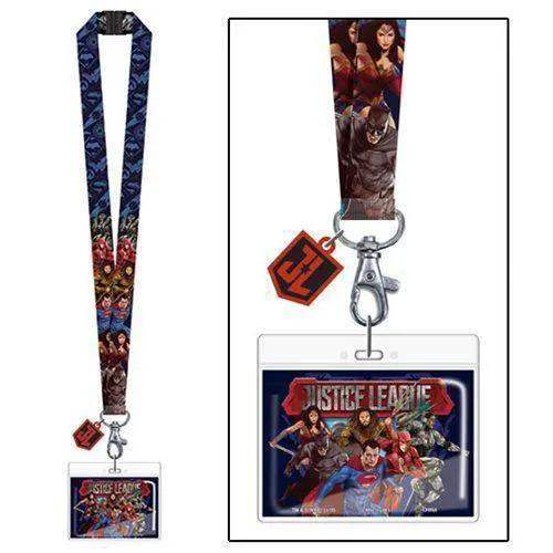 Justice League Lanyard With Logo Charm Keeps IDs Secure - ToylandEU