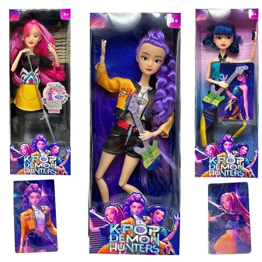 K Pop Demon Hunter Action Figure Vinyl Doll Collectible - ToylandEU™