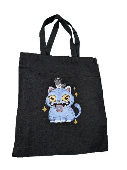 K Pop Demon Hunters Lightweight Tote Bag Chibi Tiger Mascot - ToylandEU