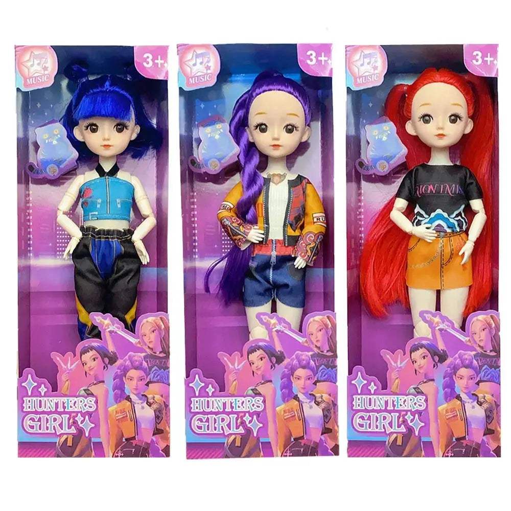 K-Pop Demon-Hunting Girl Group Doll Poseable Figurine - ToylandEU™