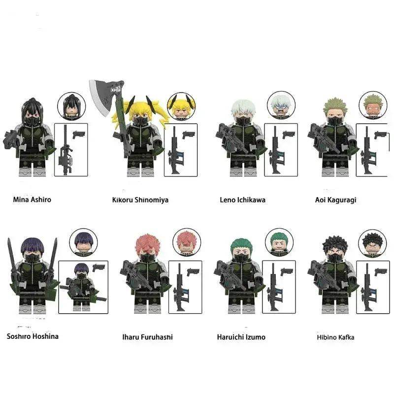 Kaiju No. 8 Minifigure Set of 8 - 2024 TV Series-Inspired Collectible Figures - ToylandEU