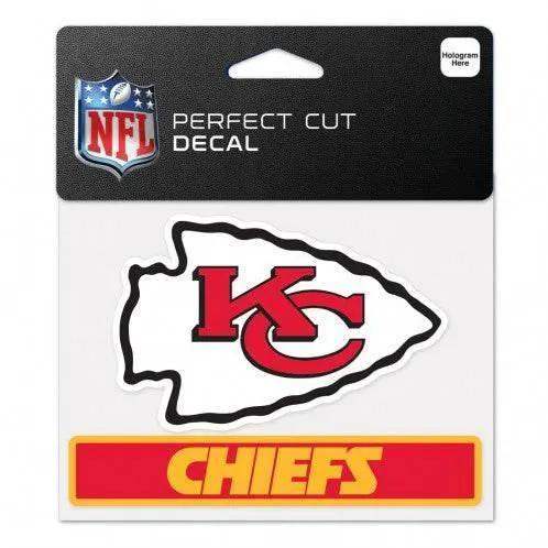 Kansas City Chiefs Decal 4.5x5.75 Perfect Cut Color - ToylandEU™