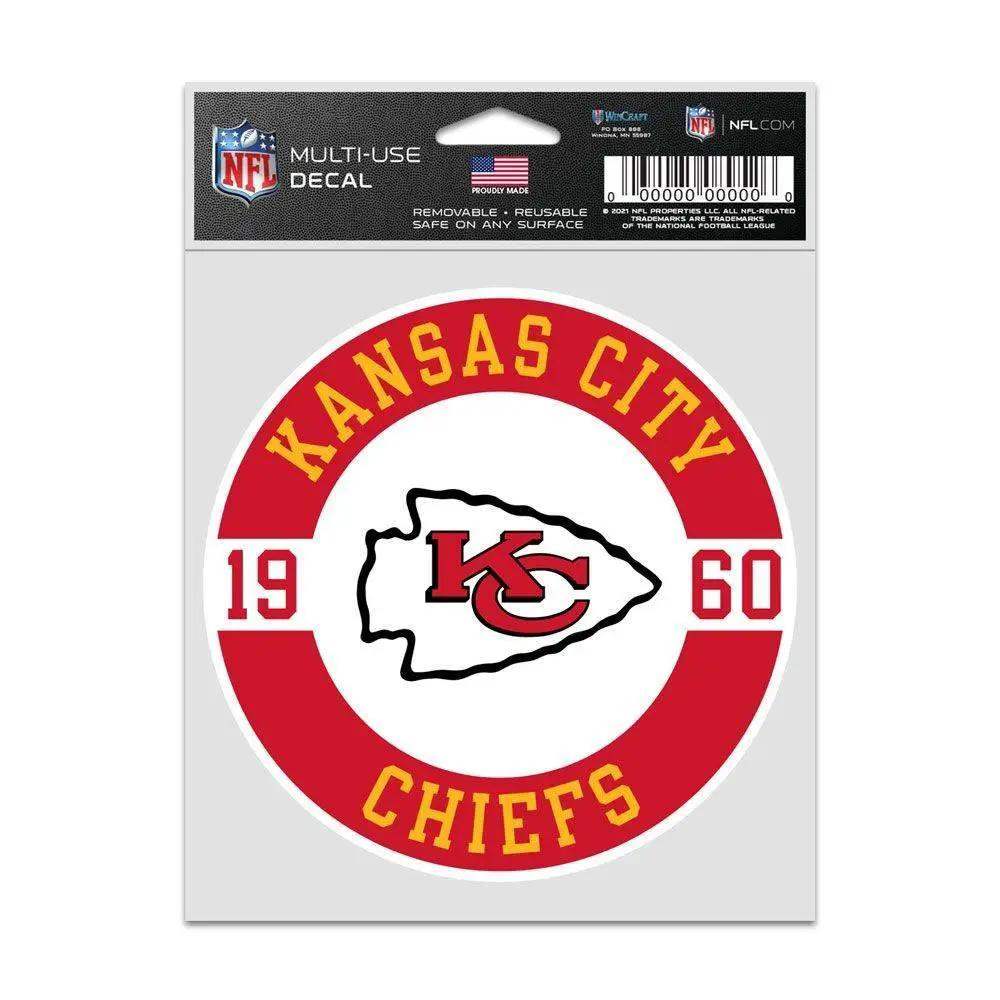 Kansas City Chiefs Decal Patch Fan 3 By 5 Inches Car Decor - ToylandEU™