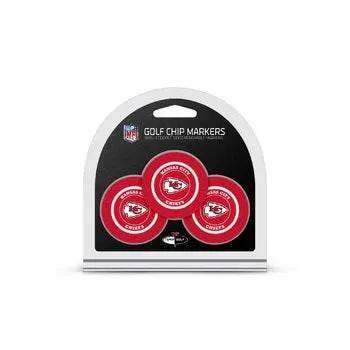 Kansas City Chiefs Golf Chip With Marker 3 Pack Gift Set - ToylandEU™