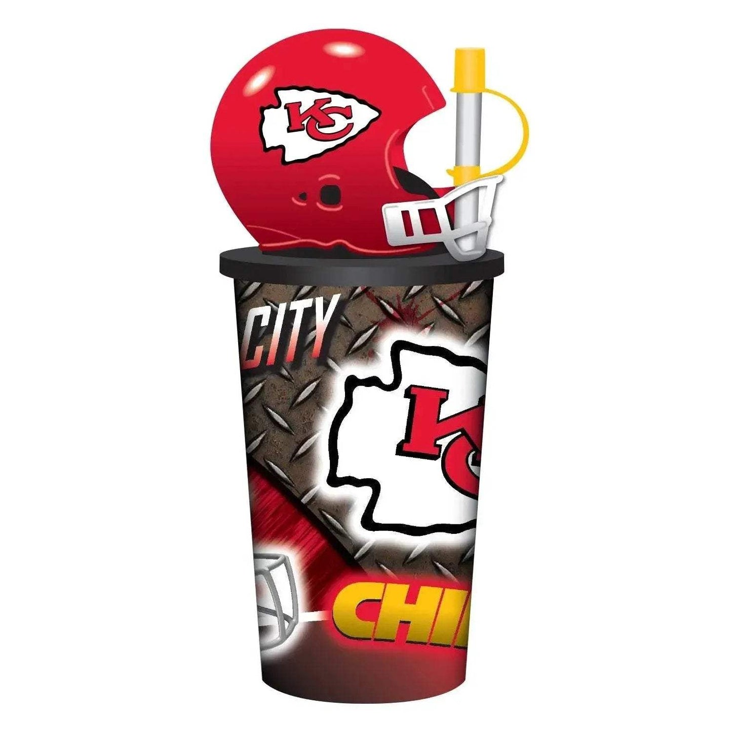 Kansas City Chiefs Helmet Cup 32oz Plastic With Straw - ToylandEU™