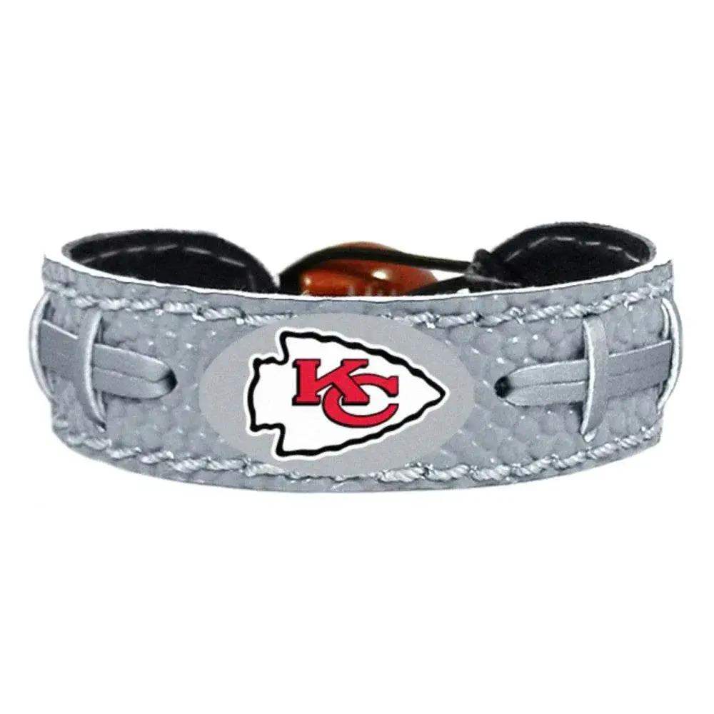Kansas City Chiefs Leather Bracelet Reflective Football - ToylandEU™