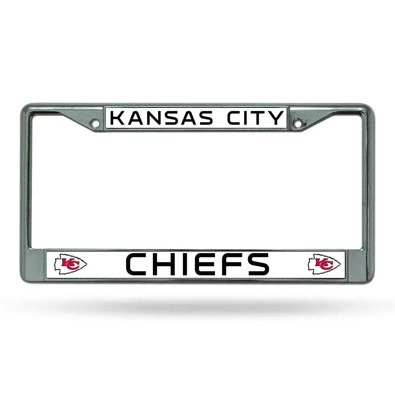 Kansas City Chiefs License Plate Frame Chrome - ToylandEU