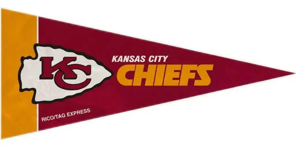 Kansas City Chiefs Mini Pennant Set Eight Pieces Display - ToylandEU™