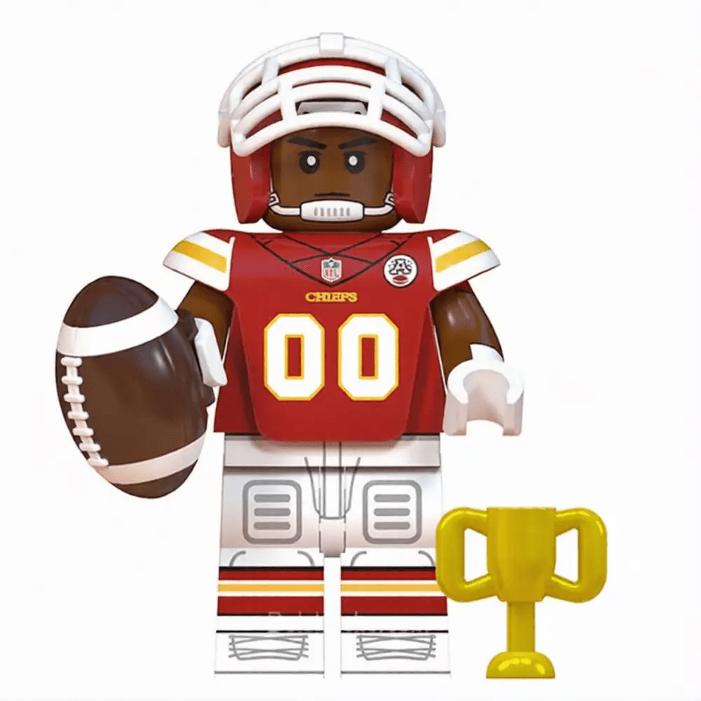 Kansas City Chiefs NFL Football Teams Lego Minifigures Custom Toys - Minifigure Toys