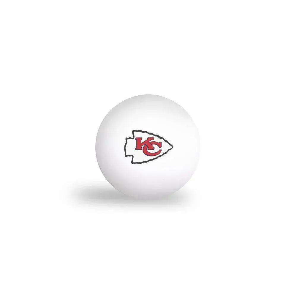 Kansas City Chiefs Ping Pong Balls 6 Pack Regulation Size - ToylandEU™