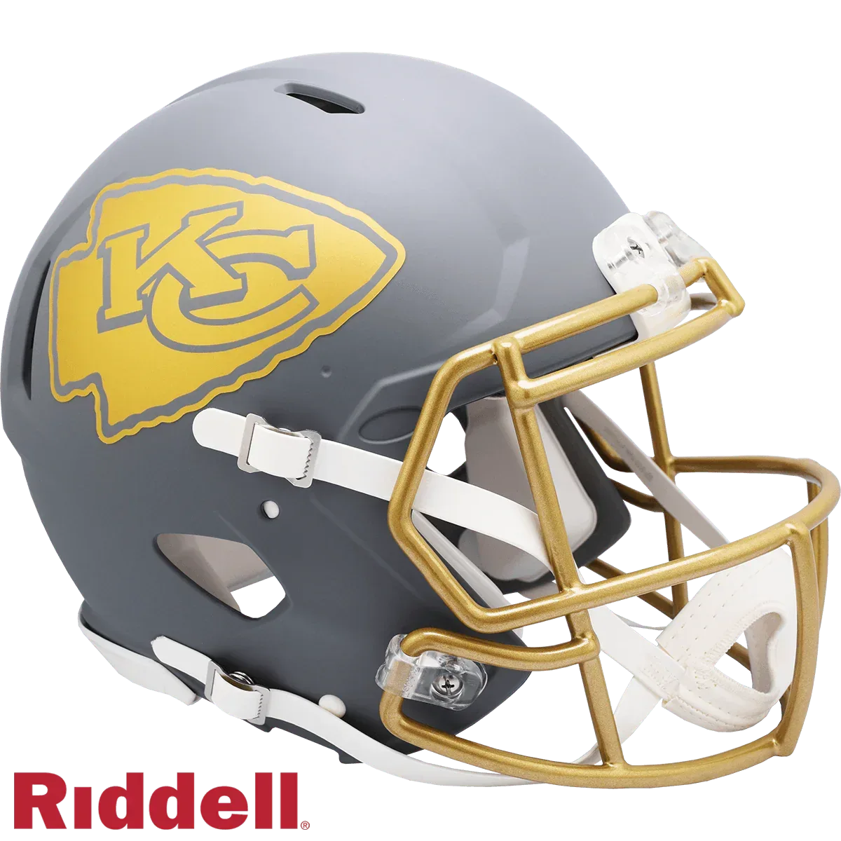 Kansas City Chiefs Riddell Authentic Slate Alternate Helmet - ToylandEU™
