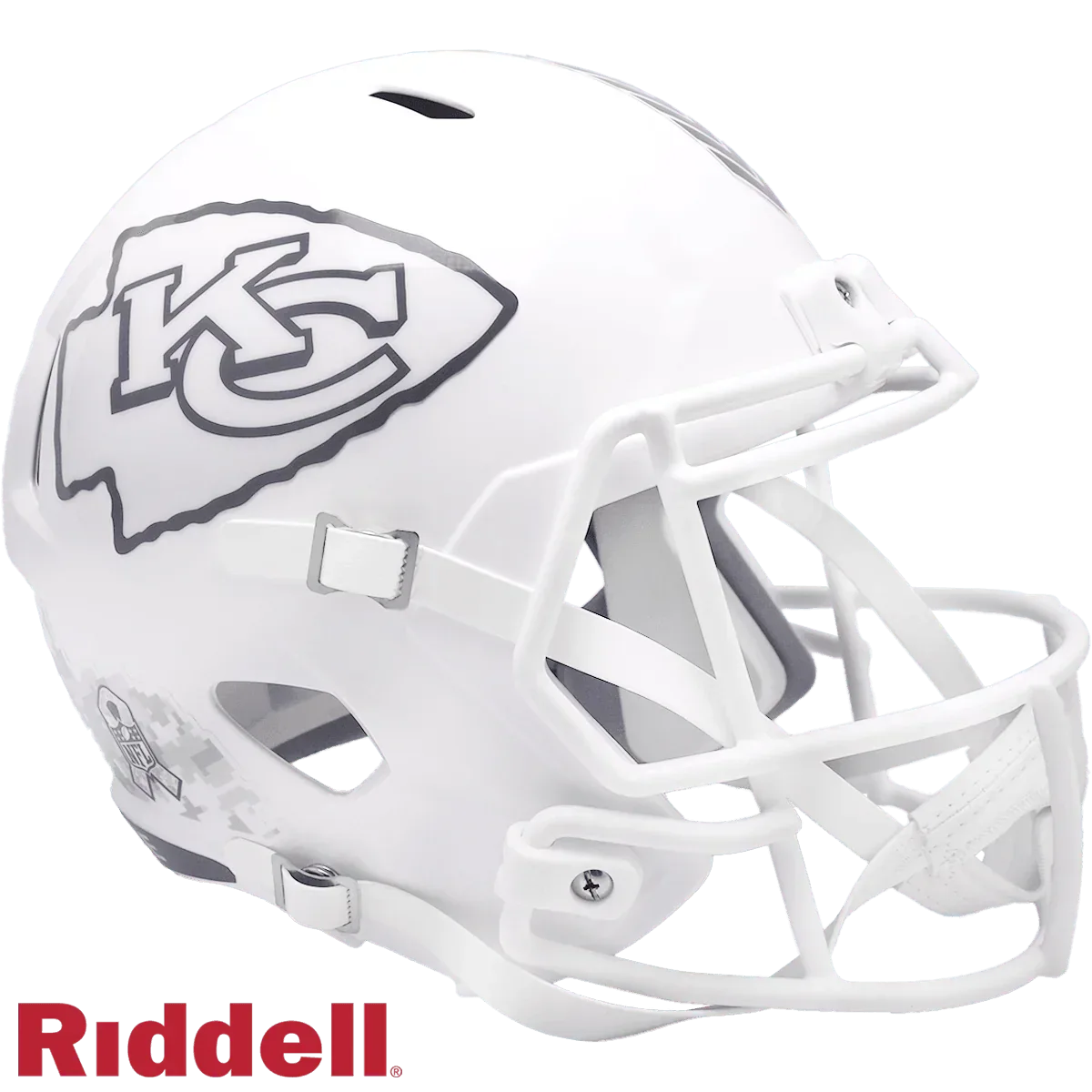Kansas City Chiefs Salute To Service Riddell Replica Helmet - ToylandEU™