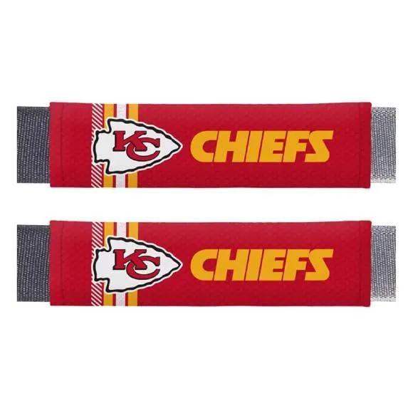 Kansas City Chiefs Seat Belt Pads Team Color 2 Pack - ToylandEU™
