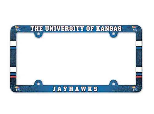 Kansas Jayhawks License Plate Frame - Full Color - ToylandEU