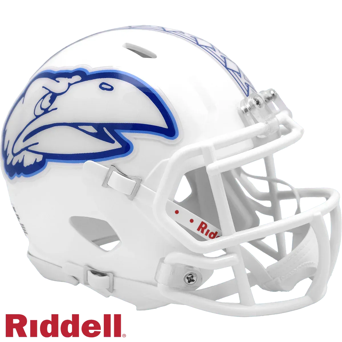 Kansas Jayhawks Mini Speed Helmet Riddell Replica White - ToylandEU™