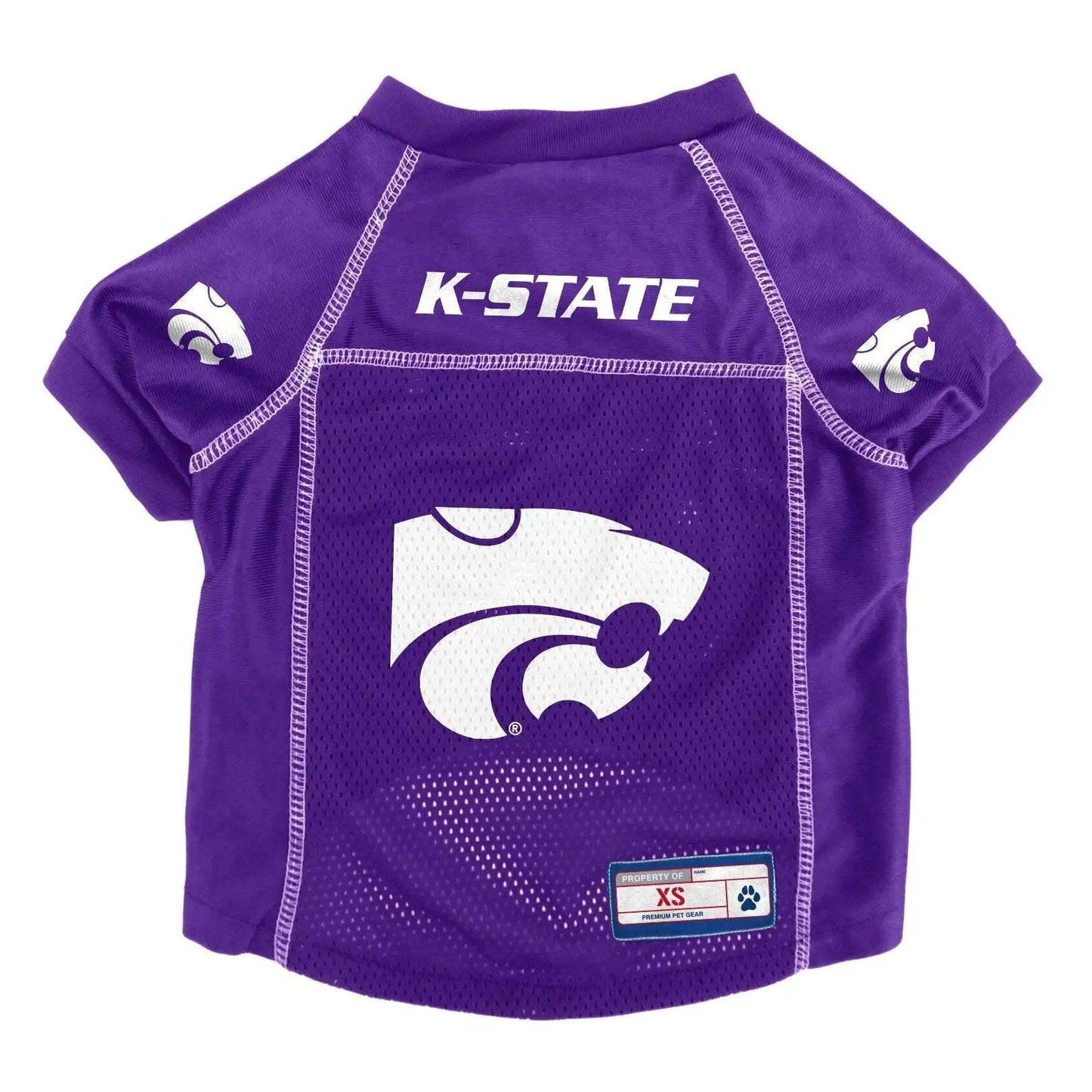 Kansas State Wildcats Pet Jersey XS Dazzle Fabric Stretch - ToylandEU™