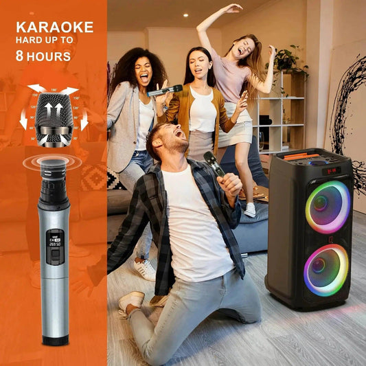 Karaoke Machine with 2 Wireless Microphones for Parties - ToylandEU™