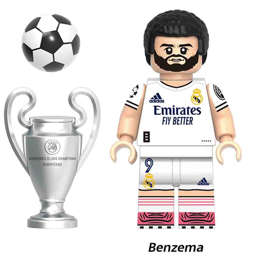 Karim Benzema Minifigure | LEGO Compatible | Toylandeu™