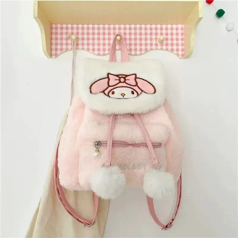 Kawaii Hello Kitty Plush Backpack With Large Capacity - ToylandEU
