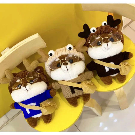 Kawaii Plush Dog Backpack with Shiba Inu & Corgi - Cute Girls' Accessory - ToylandEU