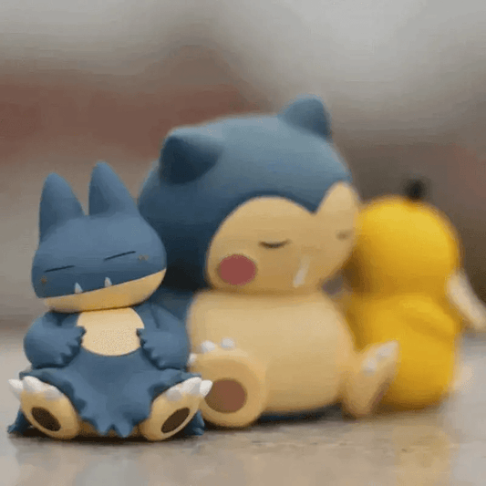 Pokemon Figure Set Snorlax Psyduck Gonbe Kawaii - ToylandEU™