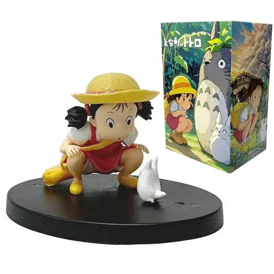 Kawaii Totoro Figure Mei Xiaomei Plastic Collectible Gift - ToylandEU