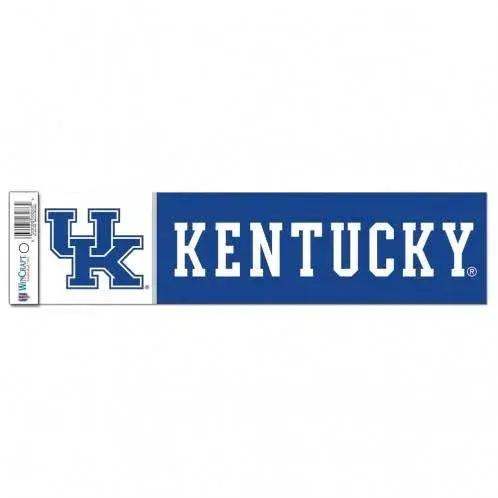 Kentucky Wildcats Decal 3x12 Self Adhesive Bumper Strip - ToylandEU™