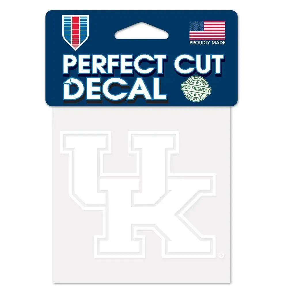 Kentucky Wildcats Decal 4X4 Perfect Cut White Vinyl - ToylandEU™