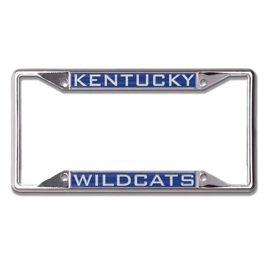 Kentucky Wildcats Inlaid License Plate Frame Chrome Plated - ToylandEU™