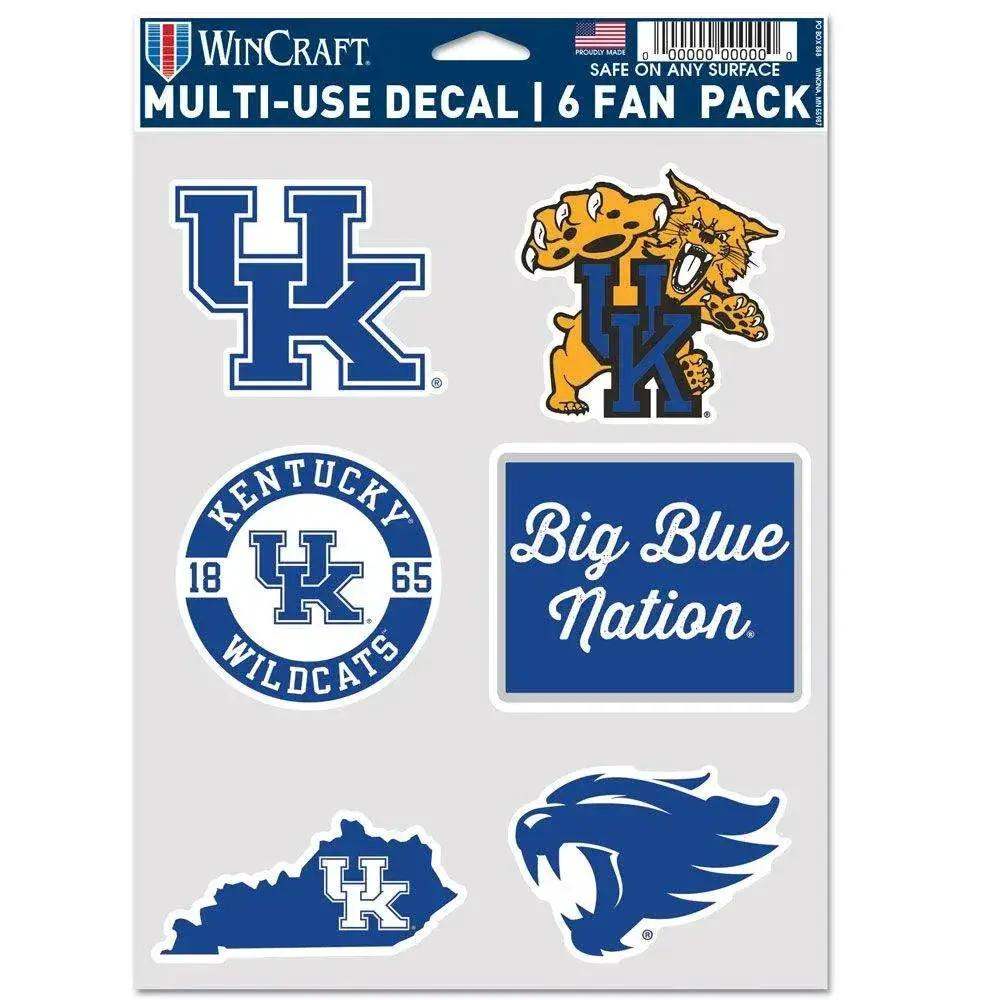 Kentucky Wildcats Multi Use Fan Decals Six Pack Set - ToylandEU™