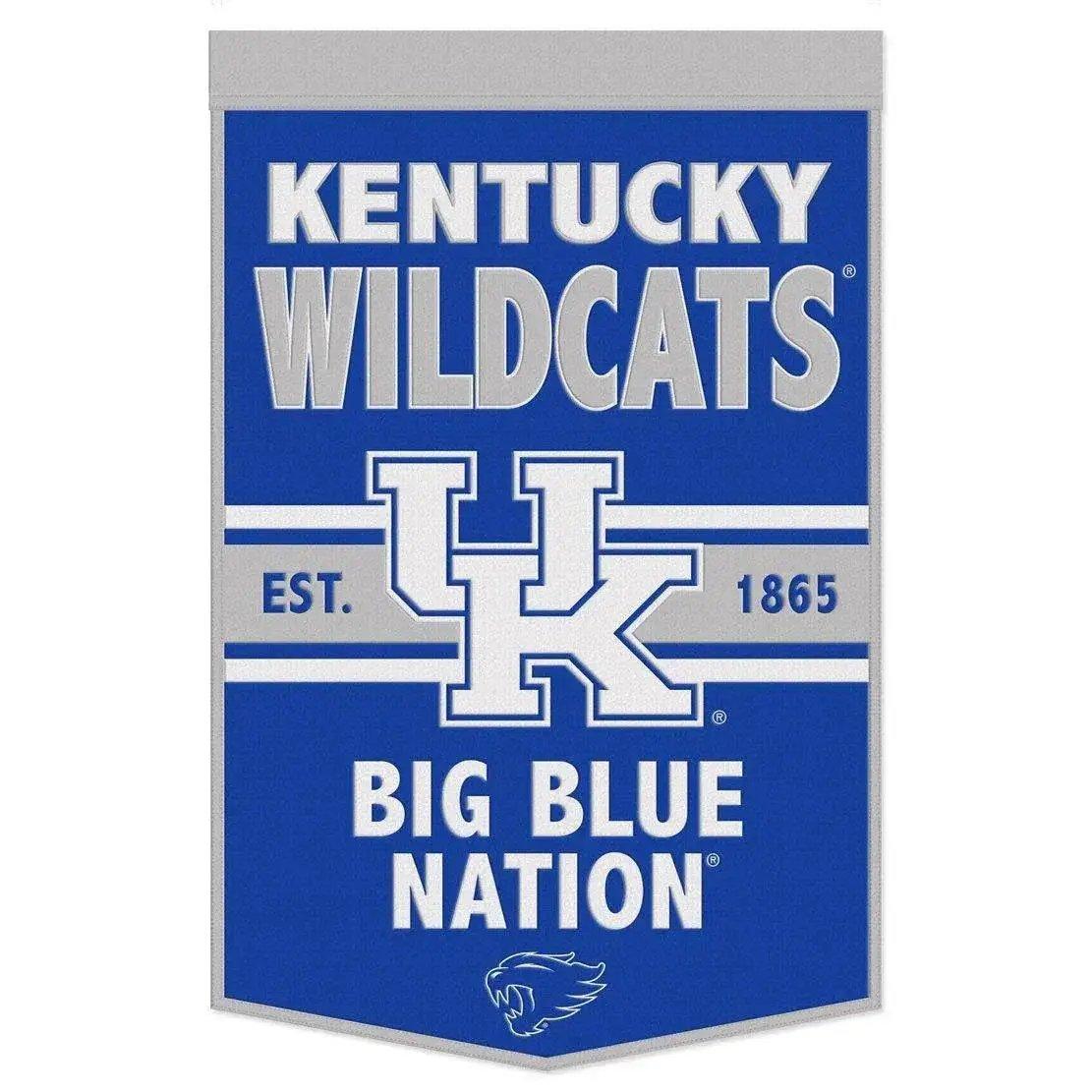 Kentucky Wildcats Wool Banner 24x38 Dynasty Slogan Design - ToylandEU™