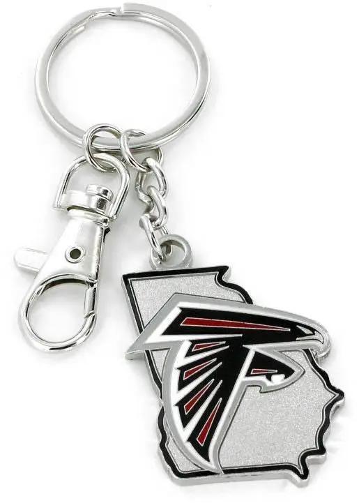 Atlanta Falcons State Outline Keychain With Carabiner - ToylandEU™