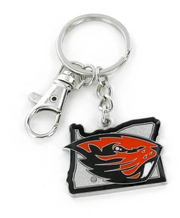 Oregon State Beavers Keychain State Outline Carabiner - ToylandEU™