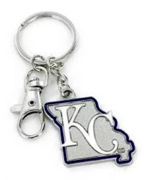 Kansas City Royals Keychain State Outline With Carabiner - ToylandEU™