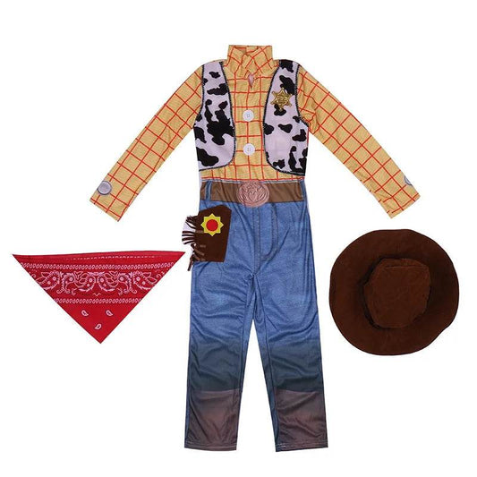 Kid's Cowboy Sheriff Costume - Woody Inspired Costume for Halloween Fun - ToylandEU