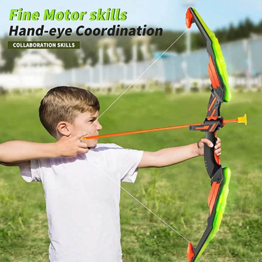 Kids' Archery Set: Durable Recurve Bow & LED Arrows for Fun Playtime - ToylandEU