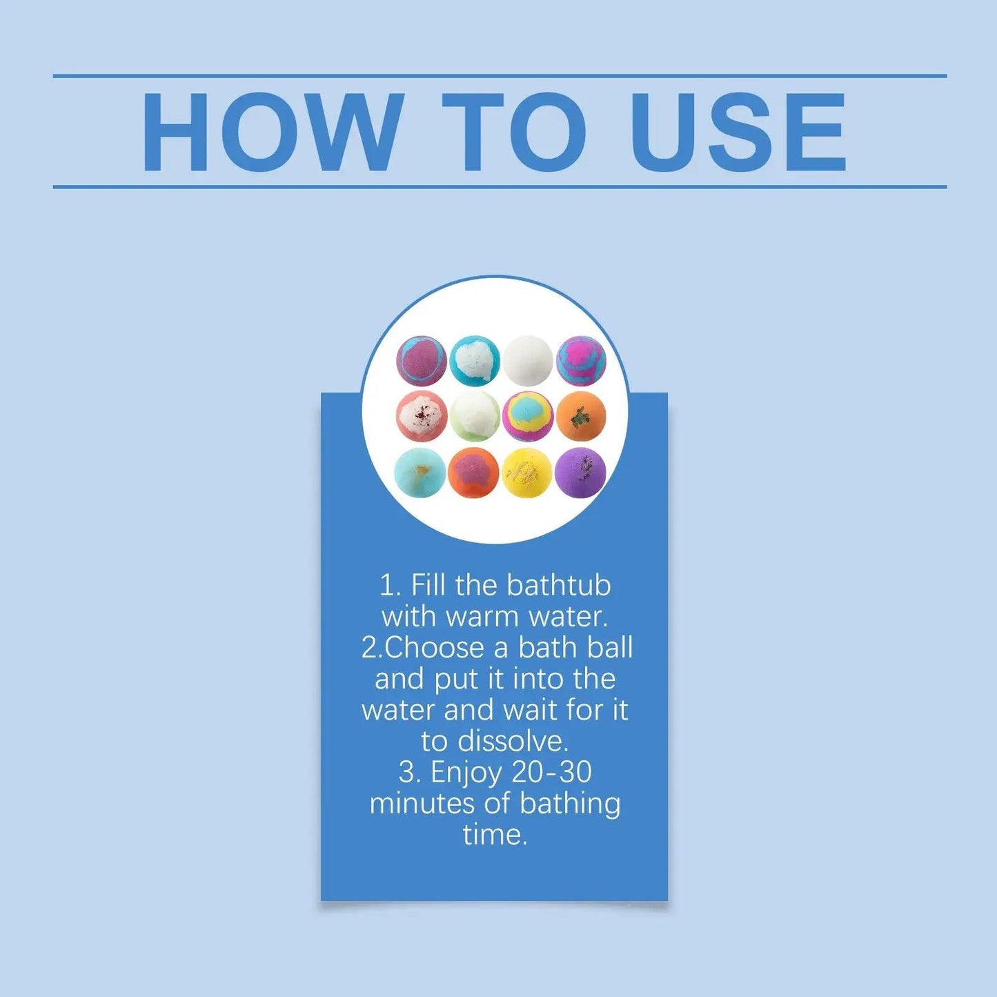 Kids Bath Bombs Gift Set Moisturizing Ocean Fragrance Safe - ToylandEU™