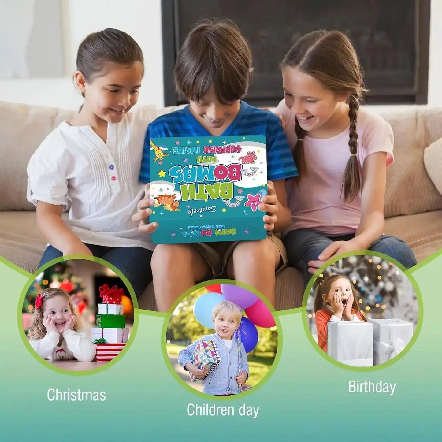 Kids Bath Bombs With Safe Surprise Toys Inside - ToylandEU™