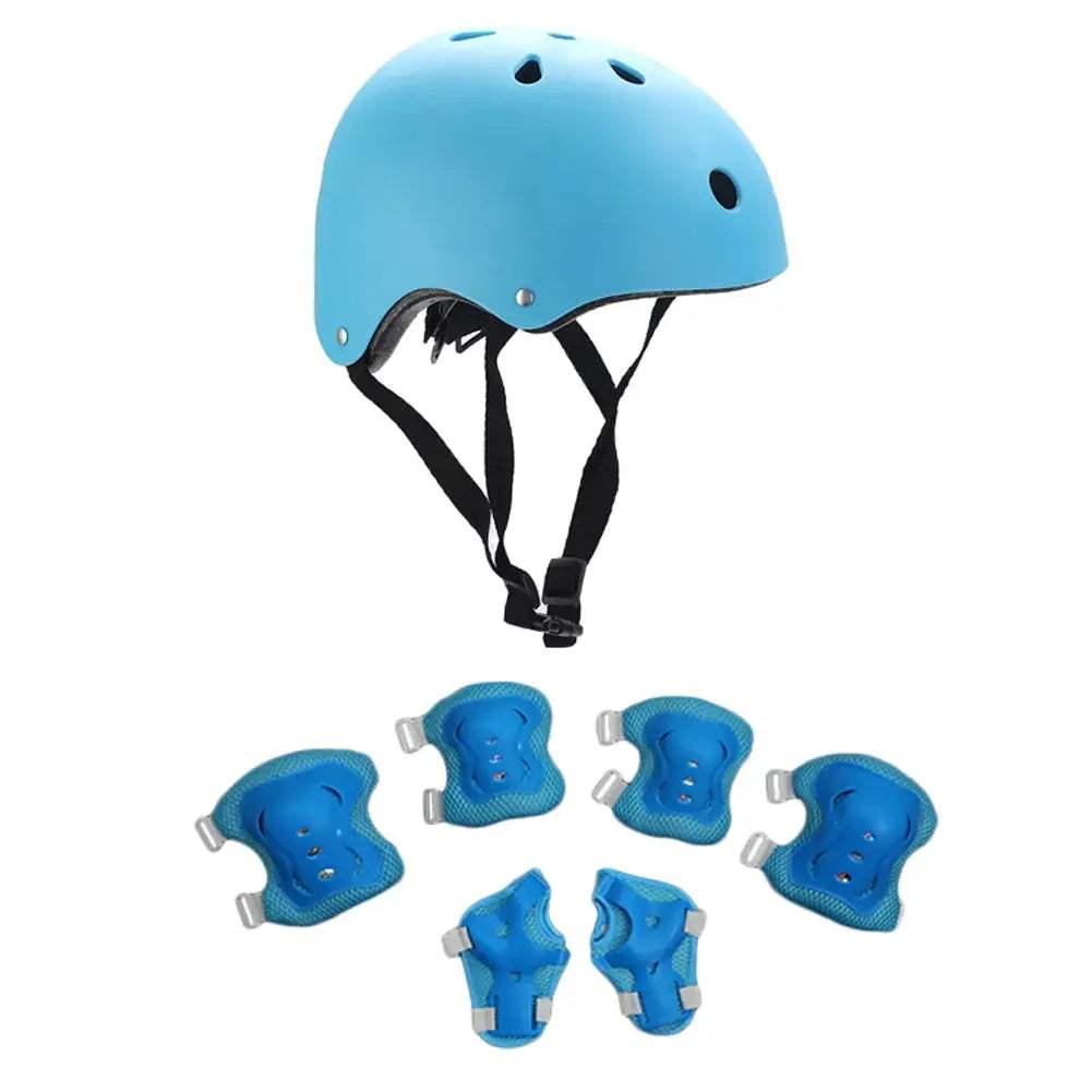 Kids Bike Helmet With Knee Elbow Wrist Guards For Safety - ToylandEU