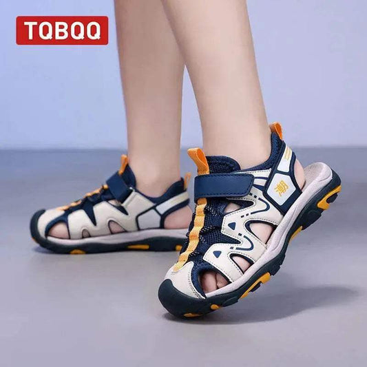 Kids' Breathable Beach Outdoor Sandals with Hook & Loop - ToylandEU