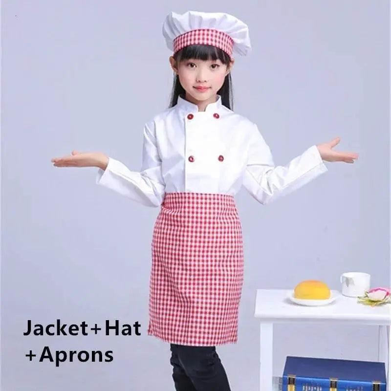 Kids Chef Costume Set - Deluxe Cooking Costume with Hat for Playtime Fun - ToylandEU™