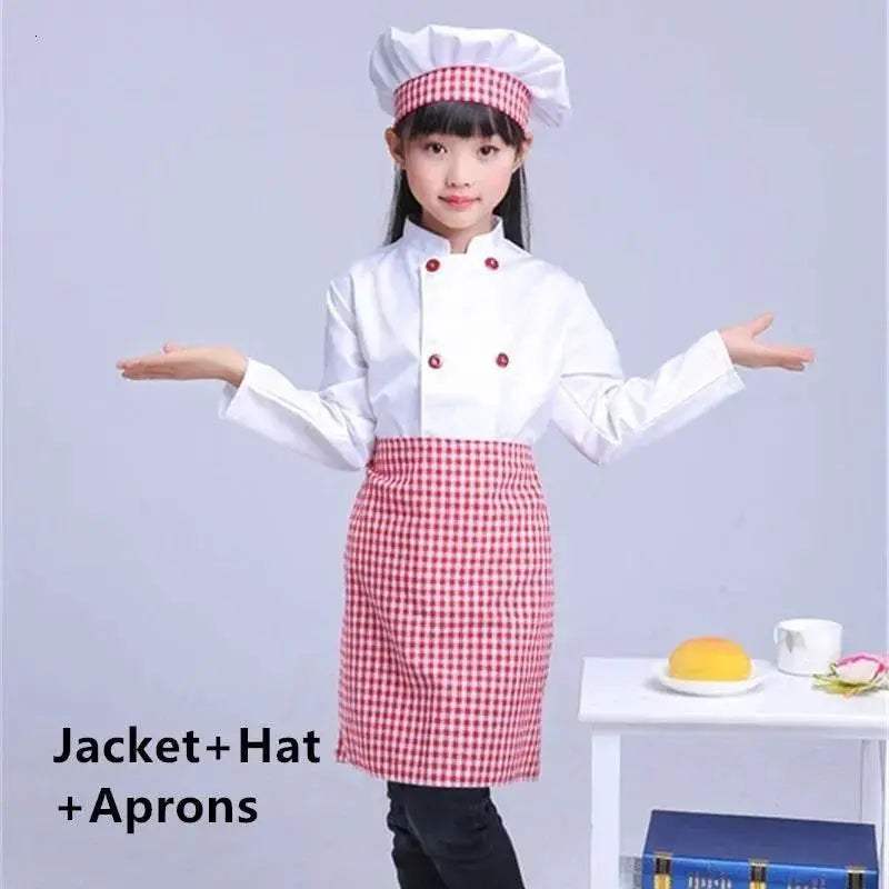 Kids Chef Costume Set - Deluxe Cooking Costume with Hat for Playtime Fun - ToylandEU