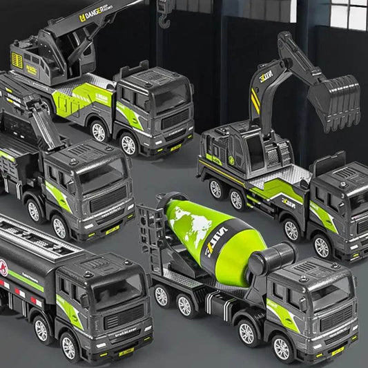 Kids Construction Vehicle Playset - Excavator, Dump Truck & More! - ToylandEU