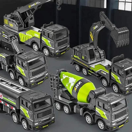 Kids Construction Vehicle Playset - Excavator, Dump Truck & More! - ToylandEU