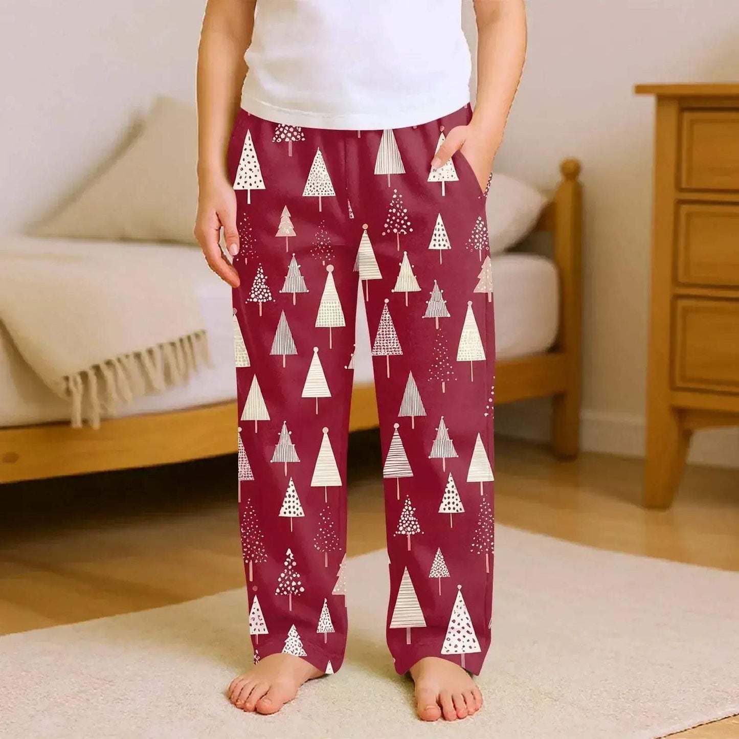 Kids Cozy Christmas Pajama Pants Cartoon Sleepwear - ToylandEU