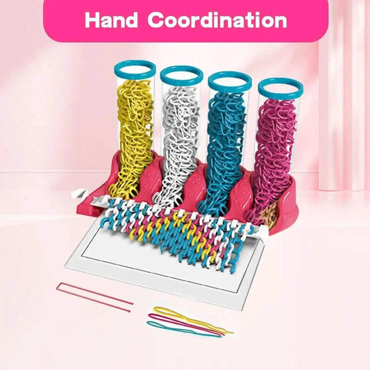 Kids DIY Ribbon Weaving Craft Kit for Creative Jewelry Making - ToylandEU