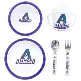 Arizona Dbacks Child Dinner Set 5 Piece Dishwasher Safe - ToylandEU™