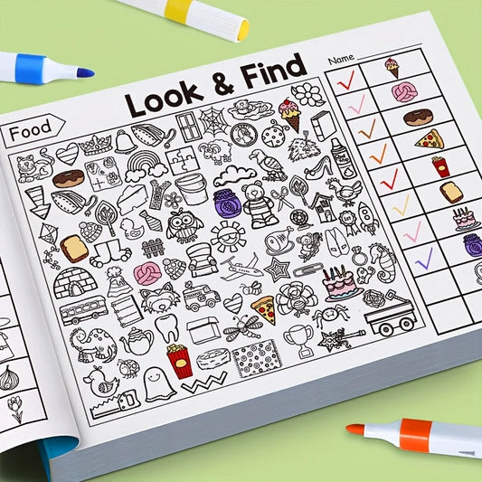 Kids Hidden Object Coloring Book | 32 Pages | Toylandeu™