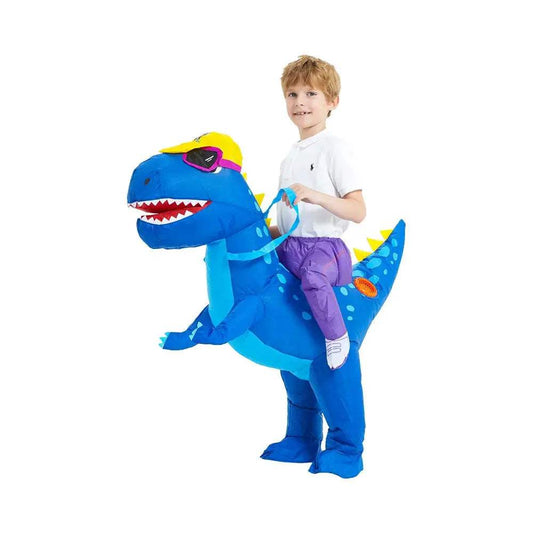 Kids Inflatable Dinosaur Costume Triceratops Easy Fit - ToylandEU™